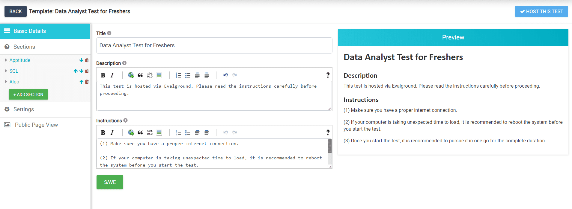 Evalground tests can evaluate candidates on capabilities across different domains